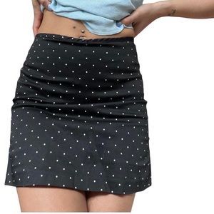 Vintage polka dot skort